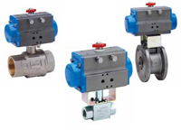 pneumatically actuated process valves