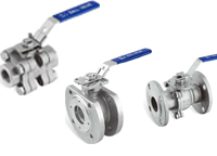 OF three piece ball valves