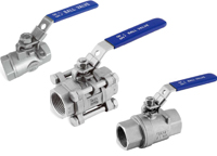 two piece ball valves QF range