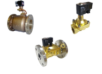 brass 2/2 normally closed pressure assisted economical solenoid valve