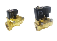 brass 2/2 normally open pressure assisted economical solenoid valve